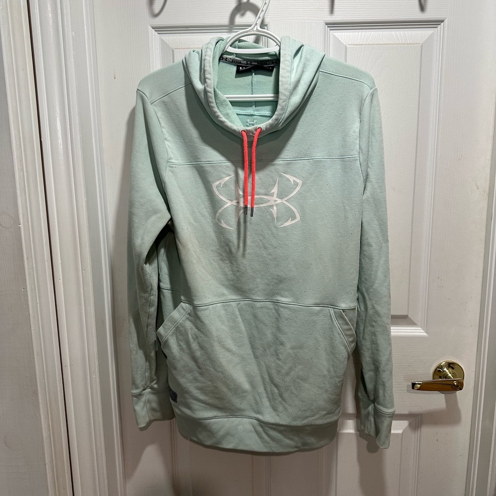 Under Armour Fish Mint Green Hoodie